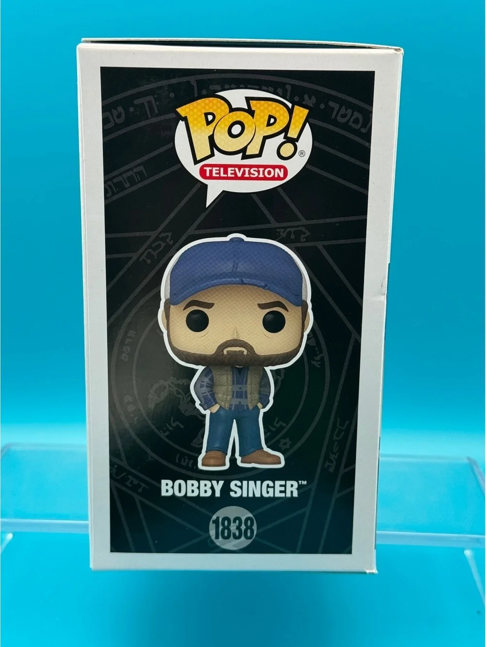 Jim Beaver signed Bobby Singer Supernatural Funko pop 1838 with Beckett COA